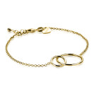 ZINZI silbernes Armband gelb vergoldet runde Formen16-19cm ZIA1278G