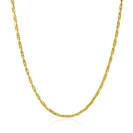 ZINZI gold plated silver link necklace 2.3mm wide 43-45cm ZIC2648G