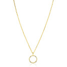 ZINZI zlv. collier gg.verg. hanger bic.met Xjes/zirc.