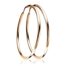 ZINZI zilveren oorringen rosé verguld 45x2mm ZIO436R