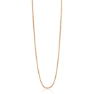 60 cm ZINZI zilveren palmier ketting rosé verguld ZILC-P60R