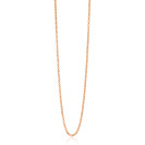 ZINZI zlv. jasseron collier 80 cm rosé verguld