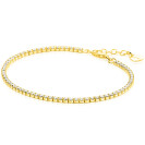 ZINZI zlv. tennisarmband gg.verg.  zirconia's 2.1mm