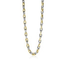ZINZI silberne Gliederhalskette gelb vergoldet 6,4mm breit 45,5cm ZIC1641BG