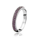 ZINZI Sterling Silver Ring Red ZIR881R