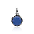 Zinzi zilveren hanger blauw ZIH842B