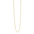 45cm ZINZI zilveren bolletjes ketting geel verguld ZILC-B45G