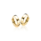 ZINZI silberne Ohrringe gelbvergoldet 15 x 3mm ZIO191G