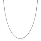 45cm ZINZI zilveren koord ketting ZILC-K45
