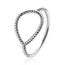 ZINZI silberner Ring Tropfenform ZIR2046