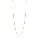 45cm ZINZI 14K Gold Anchor Necklace 0,9mm width ZGLA45-09