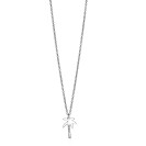 ZINZI Sterling Silver Necklace Palm Tree 42-45cm ZIC1700