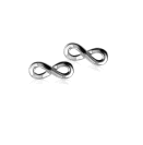ZINZI Sterling Silver Stud Earrings Infinity ZIO1065