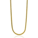 ZINZI zlv. slangencollier 1.5mm 45cm gg.verguld