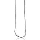 42cm Zinzi zilveren slangen collier 1mm breed ZISL42 