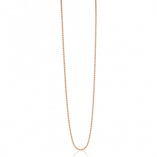 ZINZI zlv. bol collier 60 cm rosé verguld