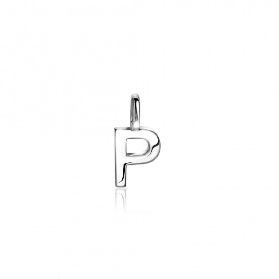 ZINZI zilveren letter hanger P ZIH2140P