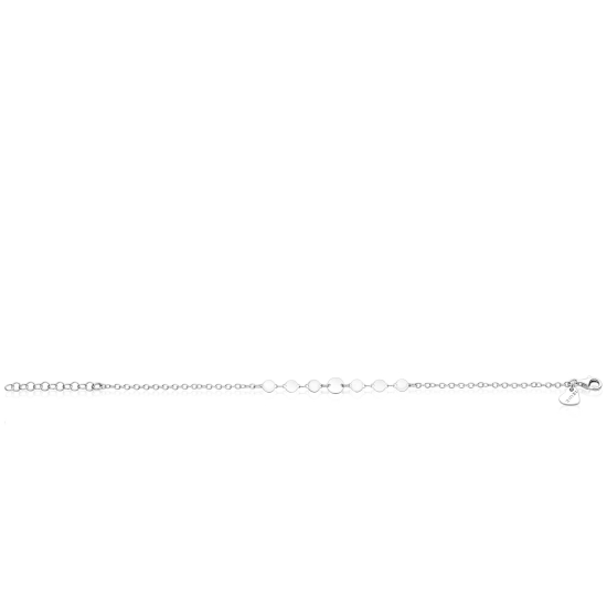 ZINZI zilveren armband met gladde ronde elementen 6mm 17-20cm ZIA-BF151
