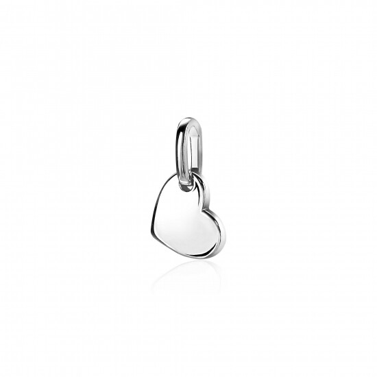 ZINZI zilveren hanger hartje ZIH2065 (zonder collier)
