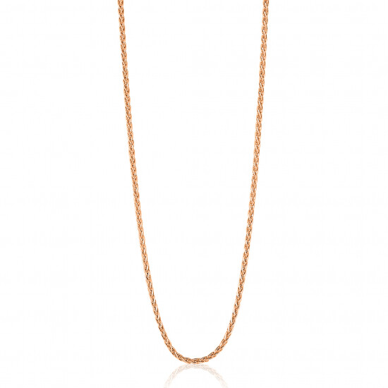 ZINZI zlv. palmier collier 45 cm rosé verguld