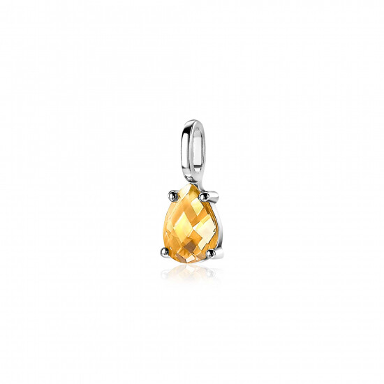 ZINZI Sterling Silver Pendant Drop Yellow ZIH2070G