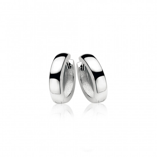 12mm ZINZI Sterling Silver Hoop Earrings 12x3mm ZIO187