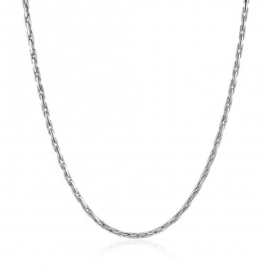 ZINZI zilveren schakel ketting 2,3mm breed 43-45cm ZIC2648