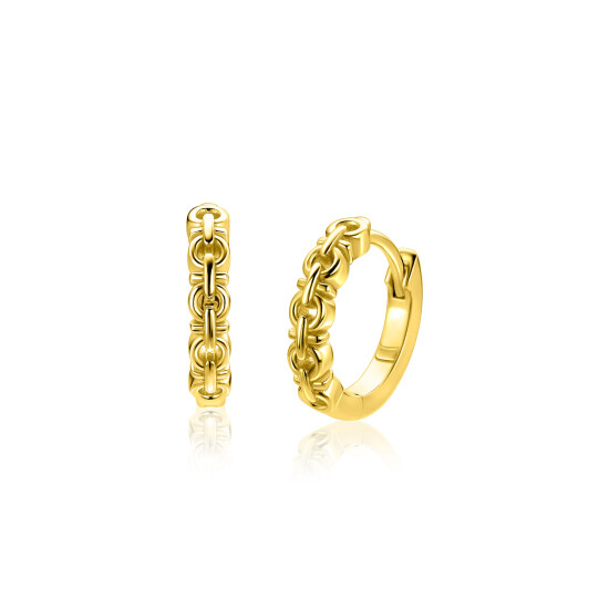 ZINZI zlv. klapcreolen gg.verg.fantasie 15x3mm