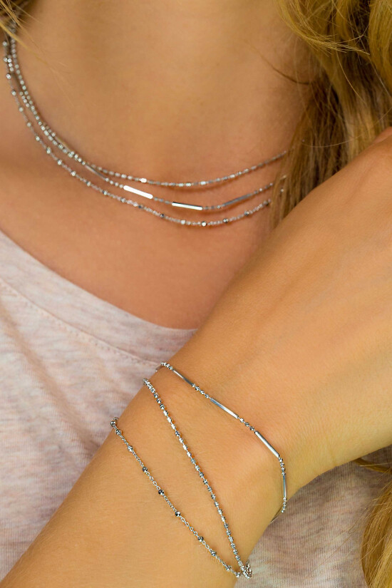 ZINZI Sterling Silver Multi-look Bracelet ZIA1462