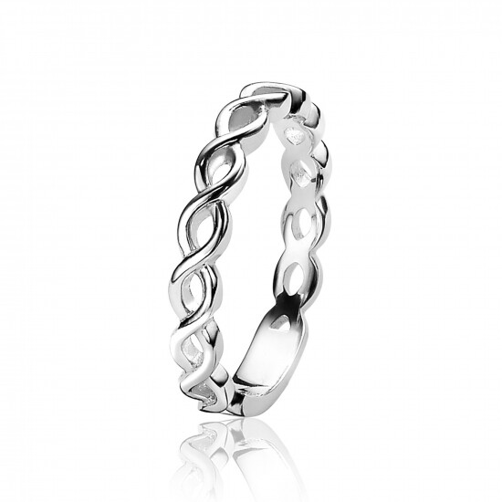 ZINZI zilveren aanschuifring Infinity ZIR1265