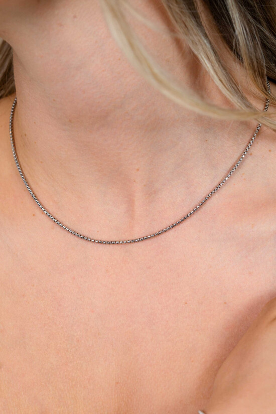ZINZI zlv. collier massieve rond venetiaans