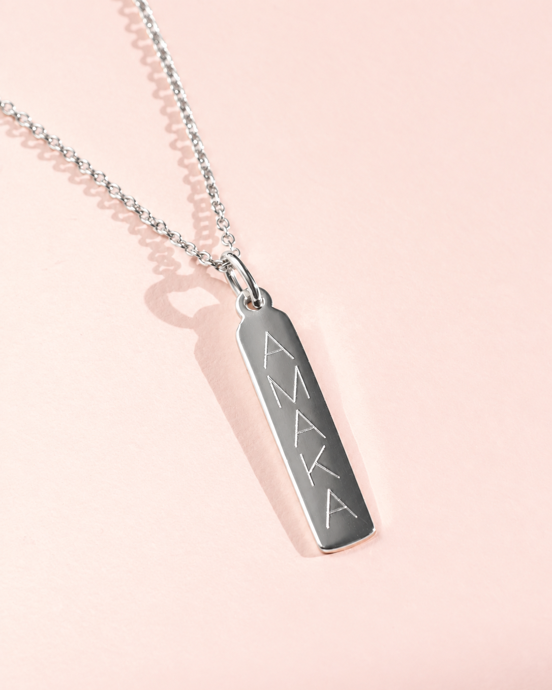 ZINZI zilveren hanger 32mm langwerpige plaat ZIH2213 (zonder collier)