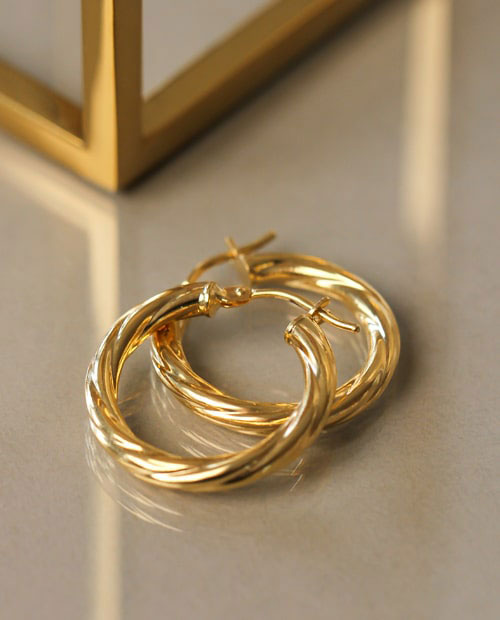 gouden oorringen
